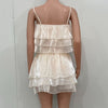 Color Overall Dress Set