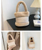 Lamb hair splicing portable water bucket fur bag