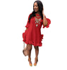 Solid Pleated Dress