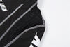 Positioning-print mesh sheer slim-fit long-sleeved casual set