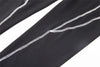 Positioning-print mesh sheer slim-fit long-sleeved casual set