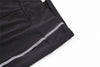Positioning-print mesh sheer slim-fit long-sleeved casual set