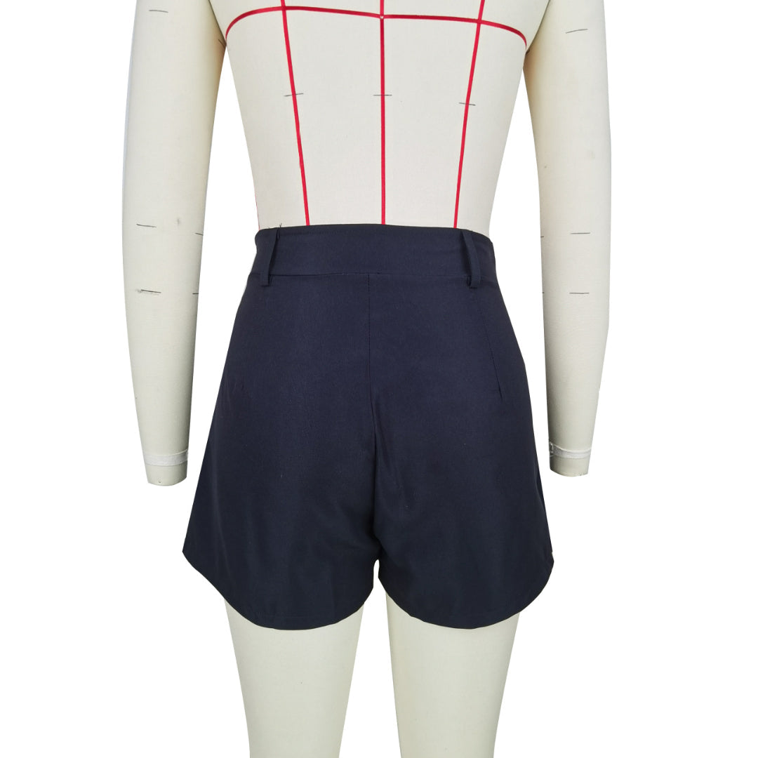 Zipper Pocket Skirt Shorts