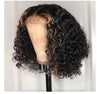 Eye-catching! Natrual Black Ombre Honey Brown Wet And Wavy Bob Lace Frontal Wig - Janine’s Boutique