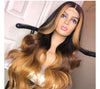 Highlights Ombre Honey Brown Colored Loose Wave Lace Wigs - Janine’s Boutique