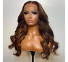 Warm Brown Classic Body Wave Lace Frontal Wig - Janine’s Boutique