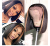 TikTok-inspired Highlight Honey Brown Short Bob Straight Lace Wigs - Janine’s Boutique