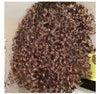 Dark Roots Ombre Dark Brown Voluminous Short Curly Bob Lace Wigs - Janine’s Boutique