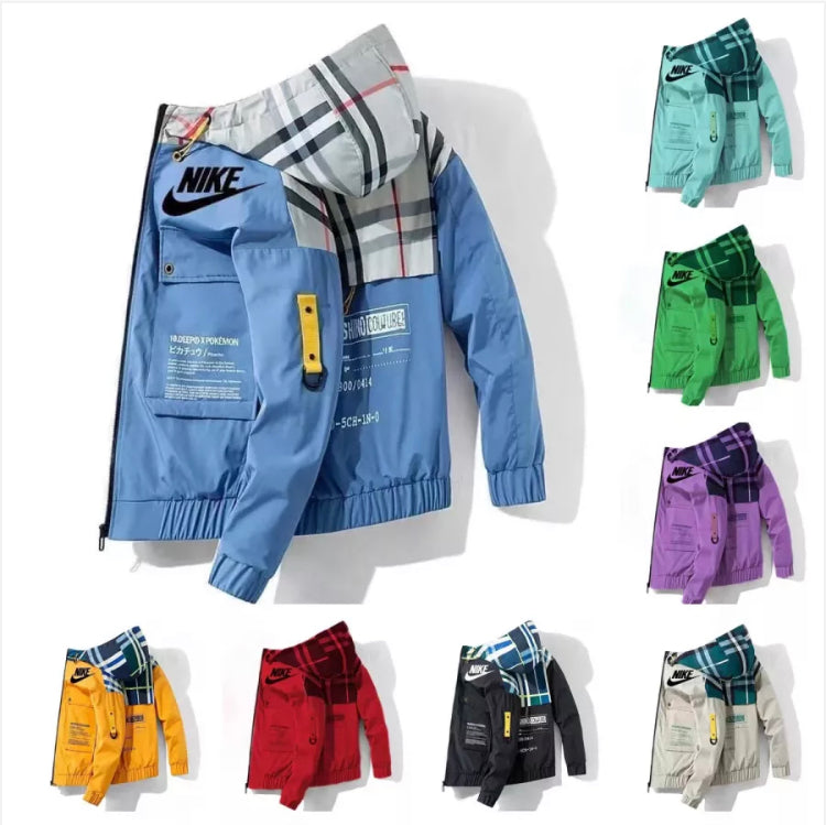 Checker Hoodie Windbreaker