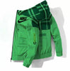 Checker Hoodie Windbreaker
