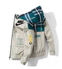 Checker Hoodie Windbreaker
