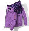 Checker Hoodie Windbreaker