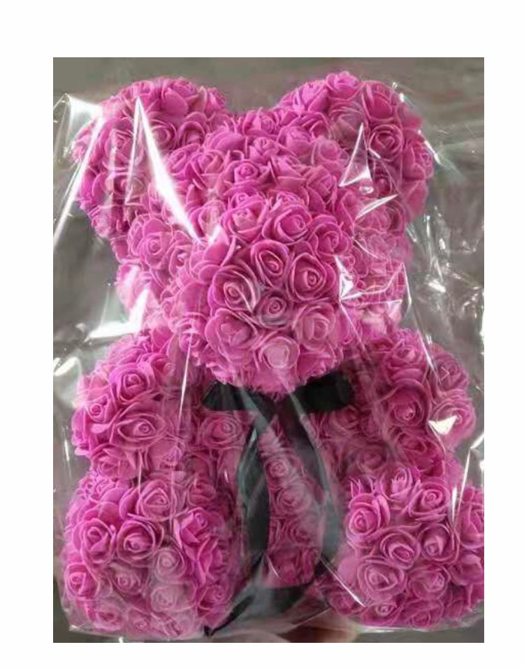 VDAY ROSE BEAR