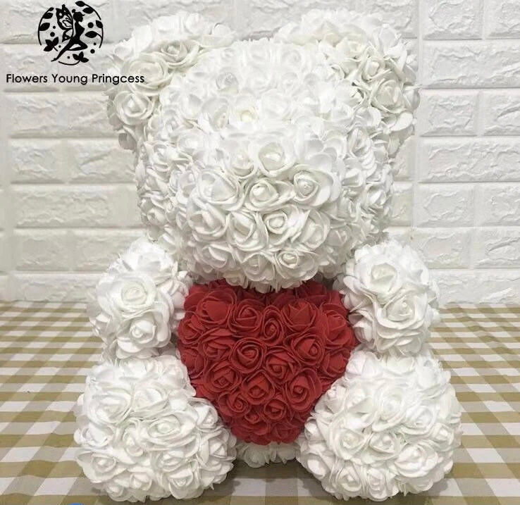 VDAY ROSE BEAR