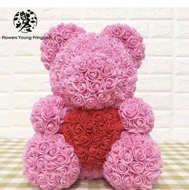 VDAY ROSE BEAR