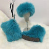 Adult Faux Fur Headband/Boots/Bag Set