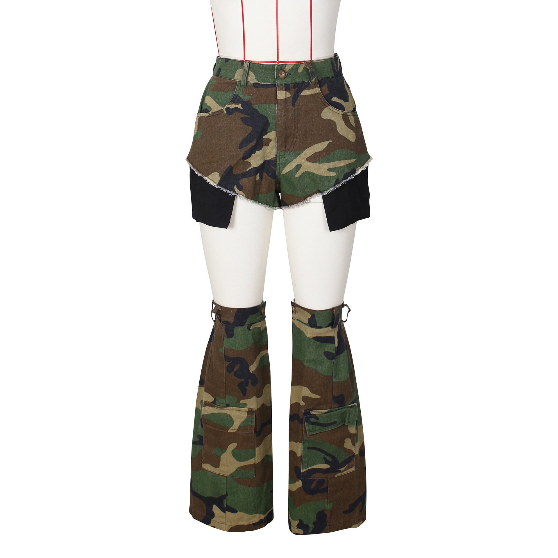 Camo Summer Hot Pants Leg Set 3PC Camo Shorts