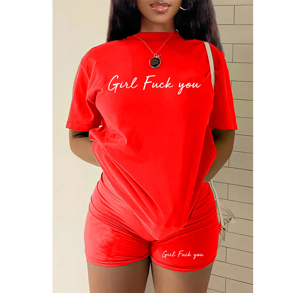 T-shirt Shorts Set Sports 2pc set