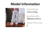 Solid color three-dimensional pocket pleated workwear pants