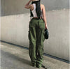 Hip Hop Style Low Waist Multi-Pocket Casual Pants