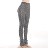 High Waist Black and White Corrugated Hip Lifting Pile Pants