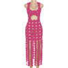 Hollow High Waist Slim-Fit Slimming Dress