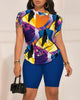 Casual Design Pin Digital Printing Suit