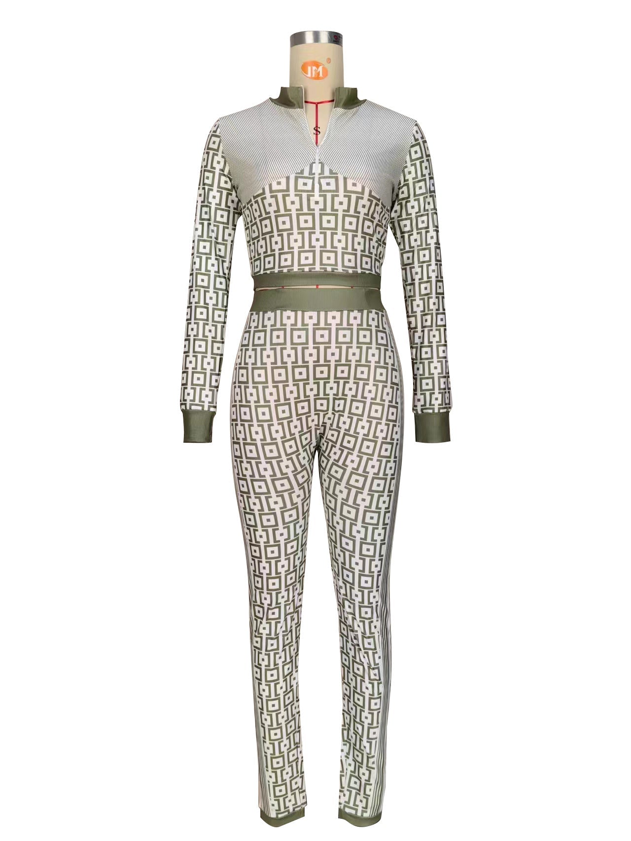 Printed Two Piece Pullover 2PC Set