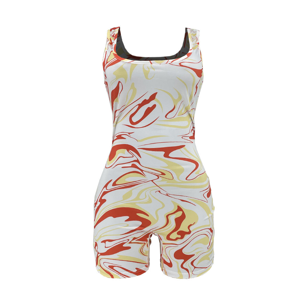 Slim-Fitting Biker Jumpsuit