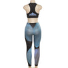 Digital Printed Sleeveless Slimming Set