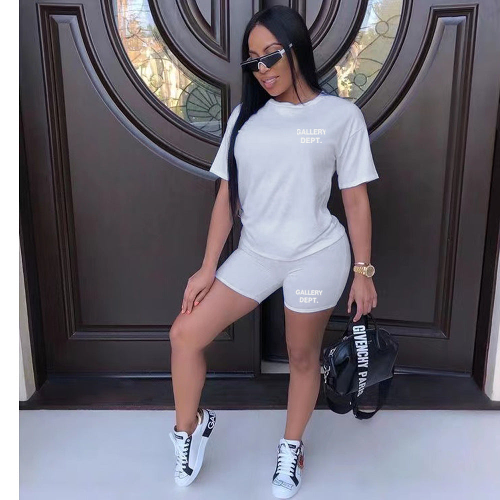 T-shirt Shorts Suit Sports Two-piece Set