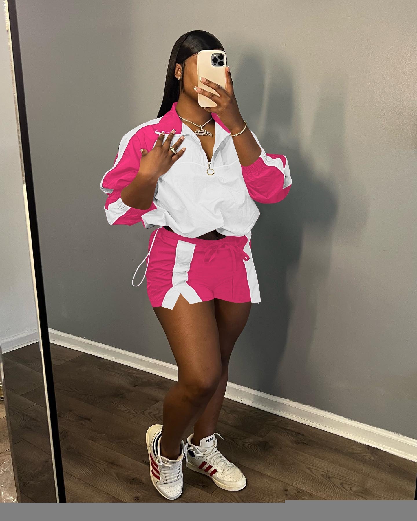 Matching Coat and Shorts 2PC Set