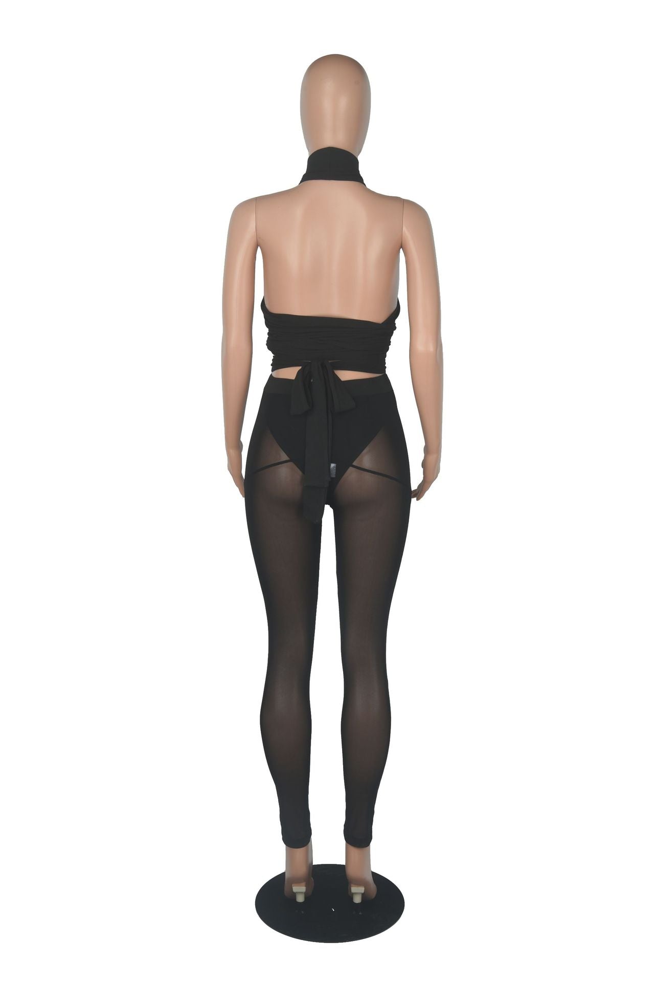 Sexy Stitching See-through 3PC Set
