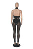 Sexy Stitching See-through 3PC Set
