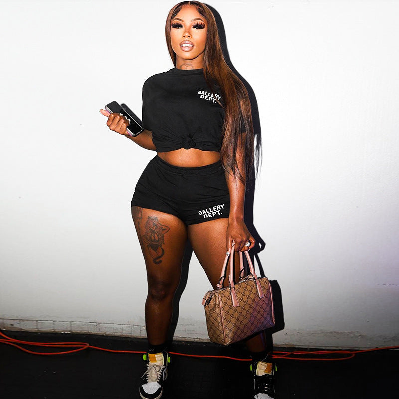 T-shirt Shorts Suit Sports Two-piece Set