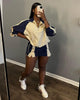 Matching Coat and Shorts 2PC Set