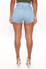 High Waist Elastic Ripped Jeans