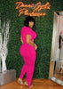 Tassel Trousers Crossed Short Sleeve Two-piece Suit