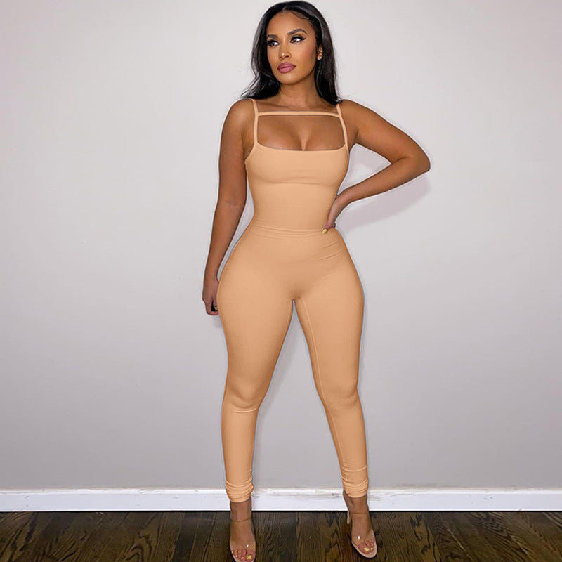 Slimming Spaghetti Straps Jumpsuit