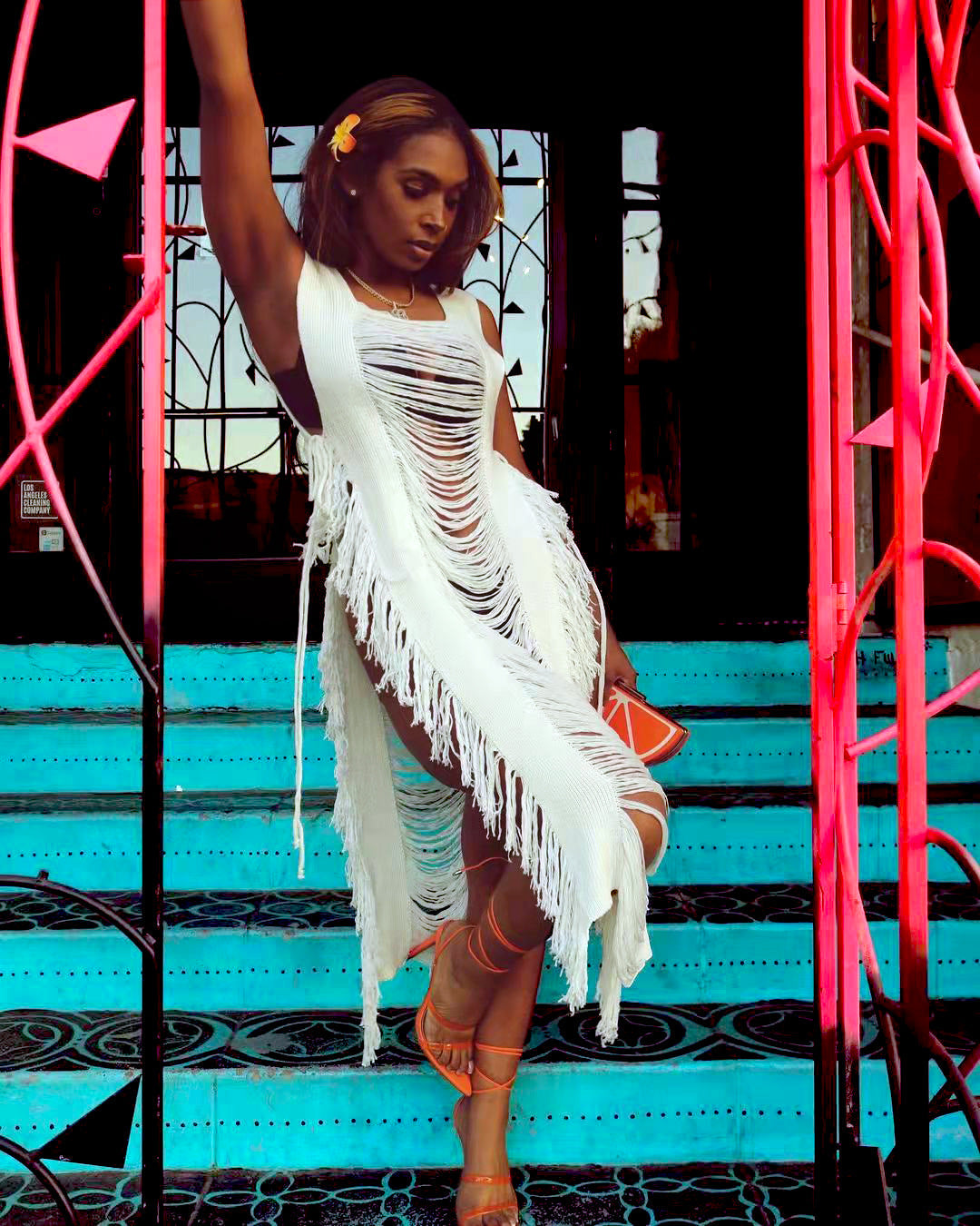 Open-ended Tassel Beach Dress