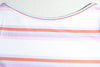 Striped Flared Sleeve Pullover Skirt Backless Waist Trimming A- line Skirt