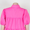 Puff Sleeve Loose Pleated Dress