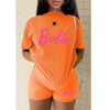 T-shirt Shorts Set Sports Suit Two Piece