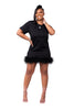 Cute Feather Dress