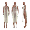 Open-ended Tassel Beach Dress