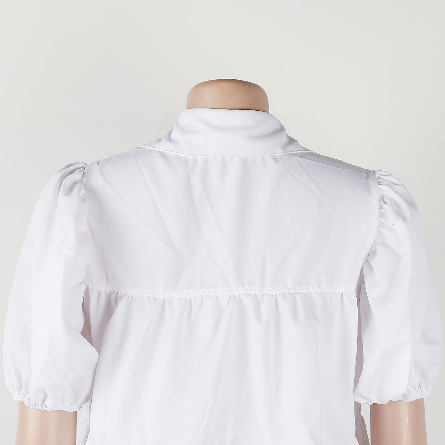 Puff Sleeve Loose Pleated Dress