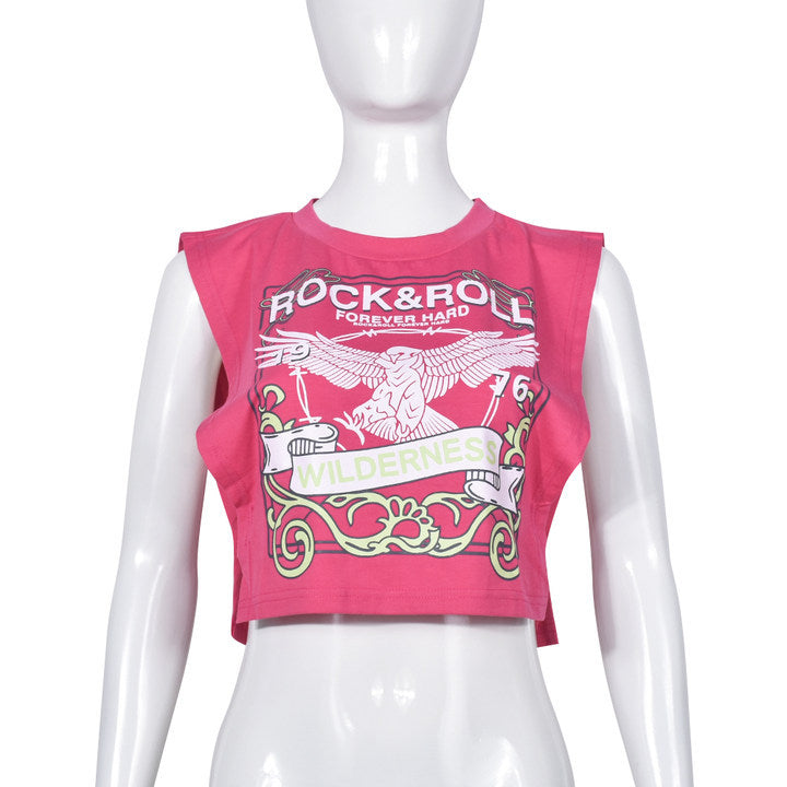 Printed Split Top Shirt
