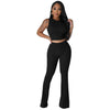 Sexy Bootcut Trousers 2PC Set