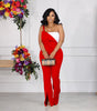 Sling Jumpsuit Chest Pocket Split Pants