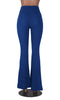 Brushed women's micro-flared pants